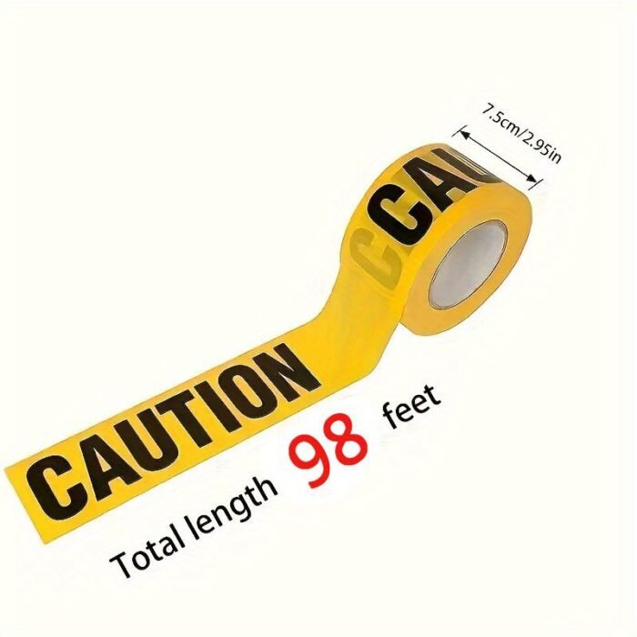 High-Visibility Yellow Caution Tape - Image 3
