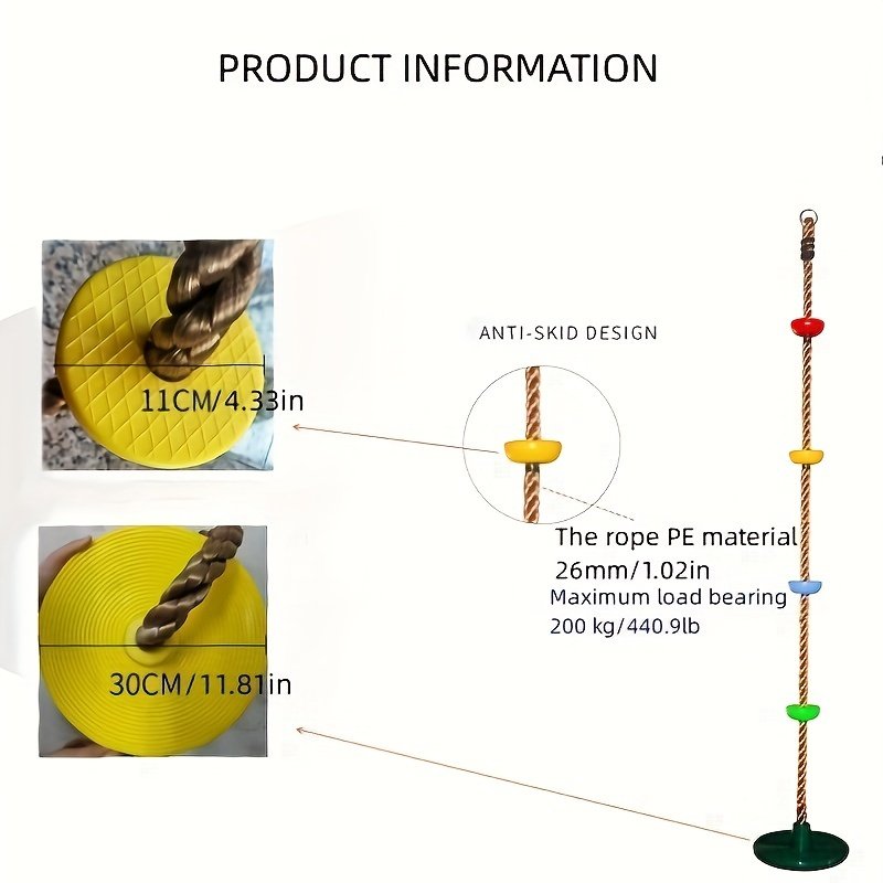 product-Fancyalgo-VirtualModelMatting-7ea6bd5ba39893aaaac2d0a498ad8433 Swing Climbing Set with Mixed Color Rings - Image 9