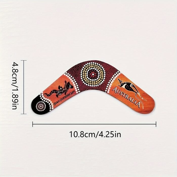 Australian Wildlife Resin Magnet Boomerang - Image 3