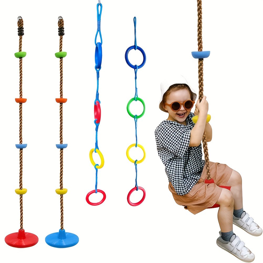 product-fancy-73a431f3-184f-43ae-9eb8-26b340dc9eab Swing Climbing Set with Mixed Color Rings - Image 6