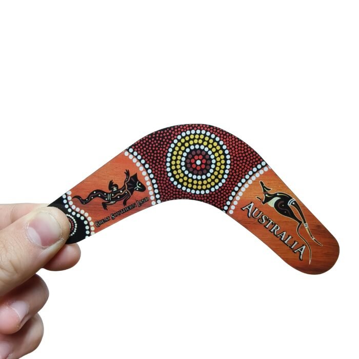 Australian Wildlife Resin Magnet Boomerang - Image 2