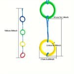 Swing Climbing Set with Mixed Color Rings - Image 7