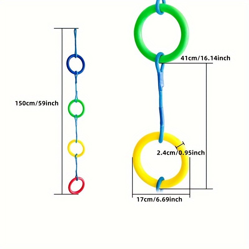 product-fancy-8f5ab0d0-b4ce-451e-8747-7b8251541bb0 Swing Climbing Set with Mixed Color Rings - Image 7