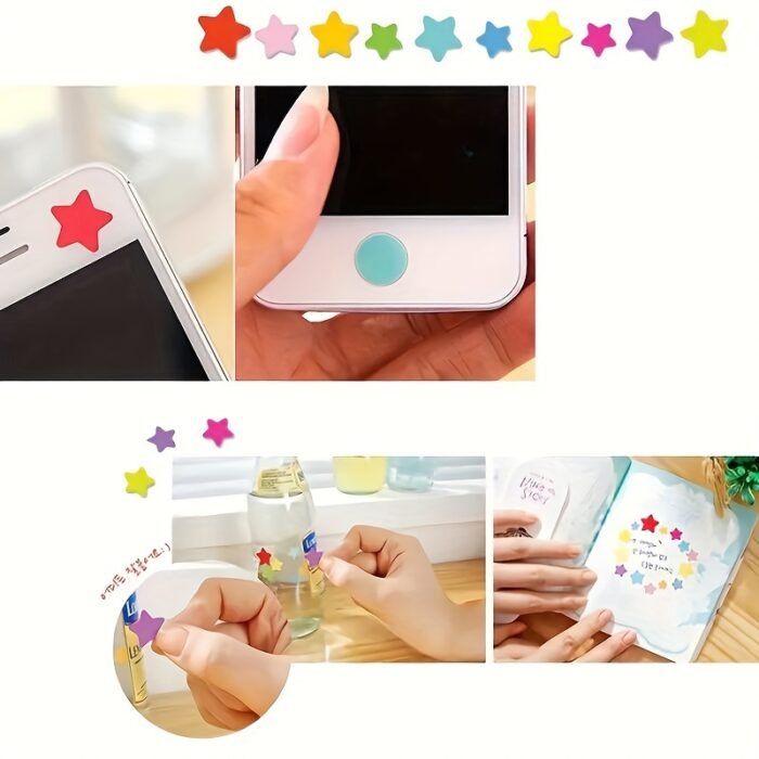 Colorful Heart, Star, and Dot Stickers (18 Sheets) - Image 8