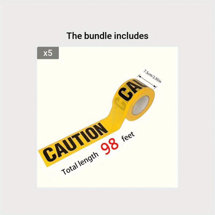 High-Visibility Yellow Caution Tape - Image 9