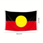 Australian Aboriginal Flag – (2x3ft / 3x5ft) - Image 2