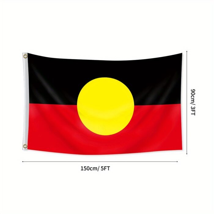 Australian Aboriginal Flag – (2x3ft / 3x5ft) - Image 2