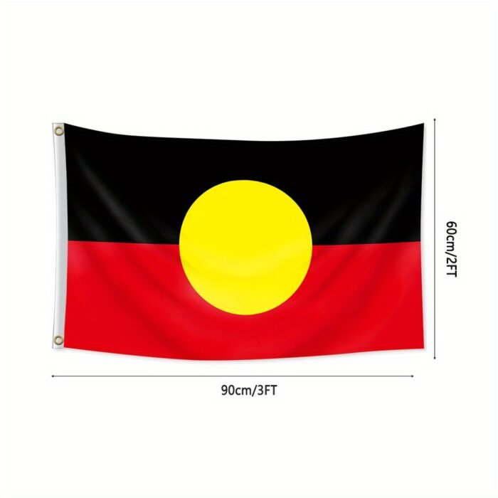 Australian Aboriginal Flag – (2x3ft / 3x5ft) - Image 3