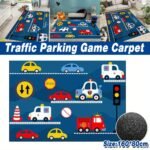 Colorful Cartoon Car Play Mat (160CM*80CM)