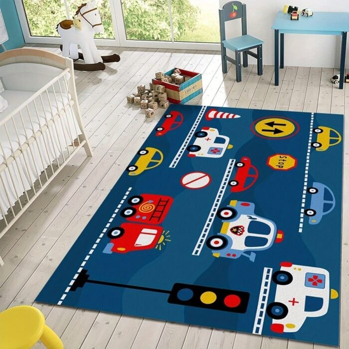 Colorful Cartoon Car Play Mat (160CM*80CM) - Image 4