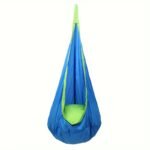 Durable Colourful Nylon Portable Inflatable Hanging Chair with Parachute Canopy - Image 6