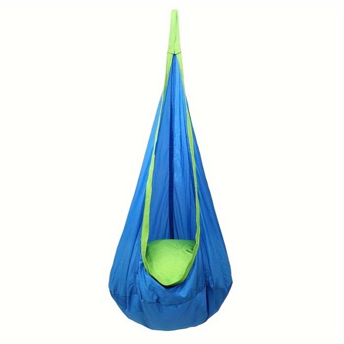 Durable Colourful Nylon Portable Inflatable Hanging Chair with Parachute Canopy - Image 6