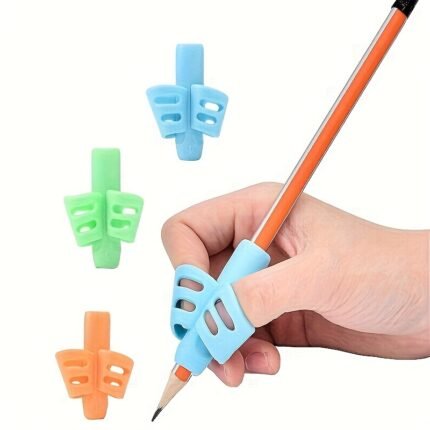 Ergonomic Pencil Grip Multi-Colour Soft Rubber Writing Posture Correctors