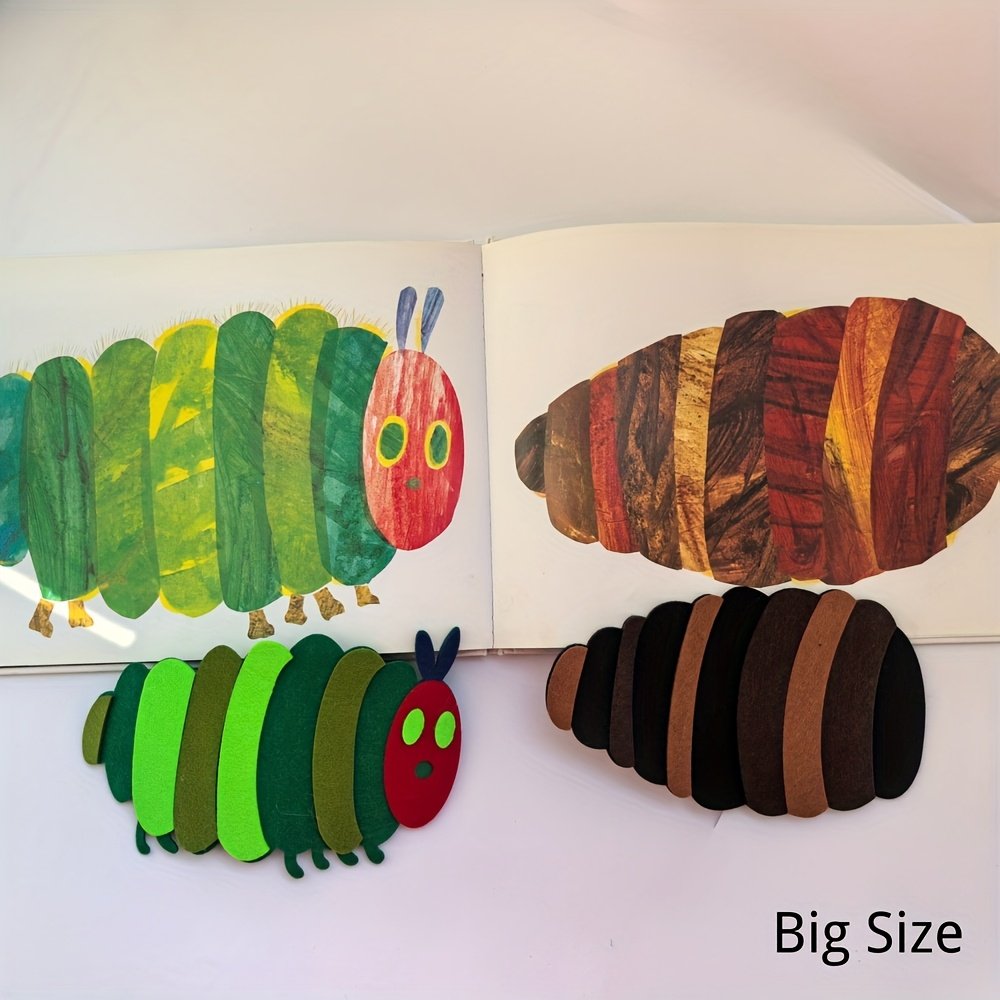 product-fancy-036c8a4a-8515-424f-92fc-6e7947cd1add "The Very Hungry Caterpillar" Picture Book with Felt Storytelling Set - Image 3
