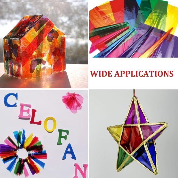 Assorted Colors Cellophane Sheets - Image 2