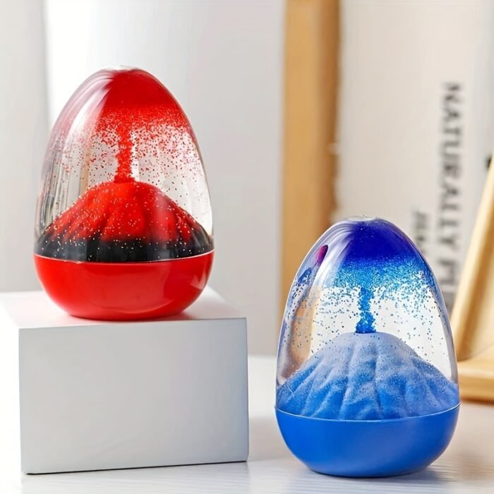 Egg-Shaped Colourful Volcano Eruption Timer - Image 1