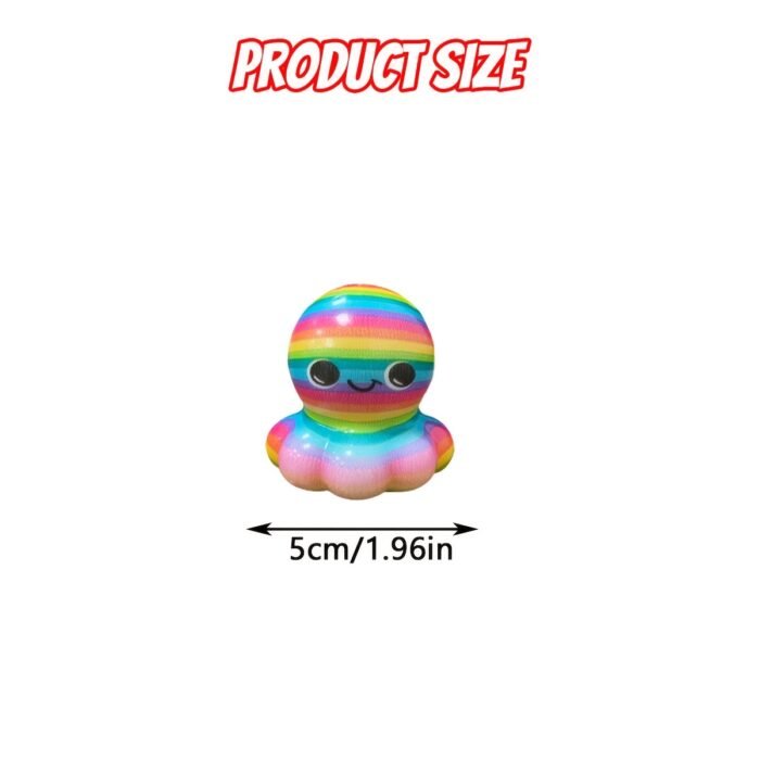 Colourful Octopus Squishy Sensory Toys - Image 5
