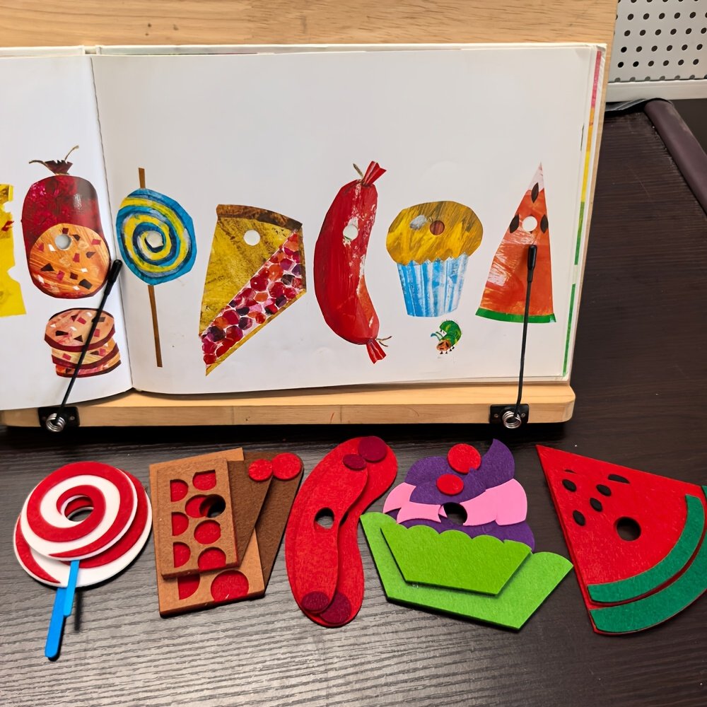 product-fancy-3f4e0838-781a-4644-a78b-629f3a4e0725 "The Very Hungry Caterpillar" Picture Book with Felt Storytelling Set - Image 9