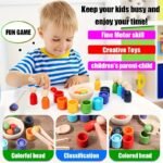 Wooden Sorting Rainbow Ball set (3Yr+) - Image 9
