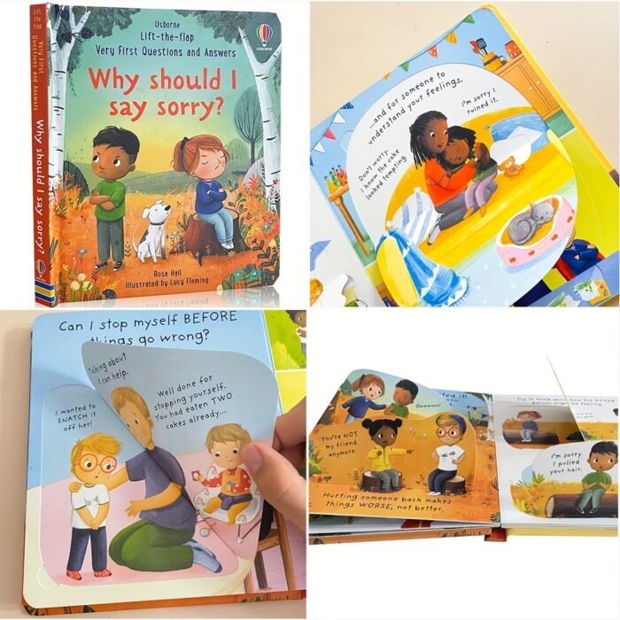 LACHILLY Interactive "Why Do I Feel Sad?" Lift-The-Flap Feelings Book - Image 4