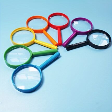 Colourful Plastic Magnifying Glasses (10 pcs)
