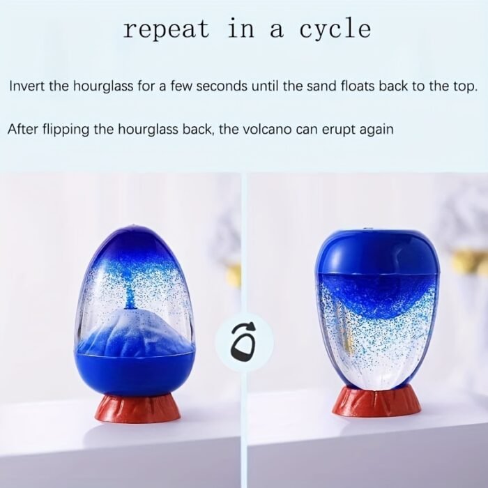 Egg-Shaped Colourful Volcano Eruption Timer - Image 2