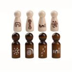 The Aboriginal Natural Wooden Peg Dolls - Image 5