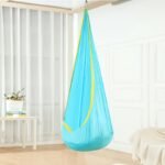 Durable Colourful Nylon Portable Inflatable Hanging Chair with Parachute Canopy - Image 11