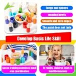 Wooden Sorting Rainbow Ball set (3Yr+) - Image 10