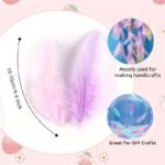 Mixed feather set of 50 with Neutral Colors - Image 3
