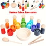 Wooden Sorting Rainbow Ball set (3Yr+) - Image 4