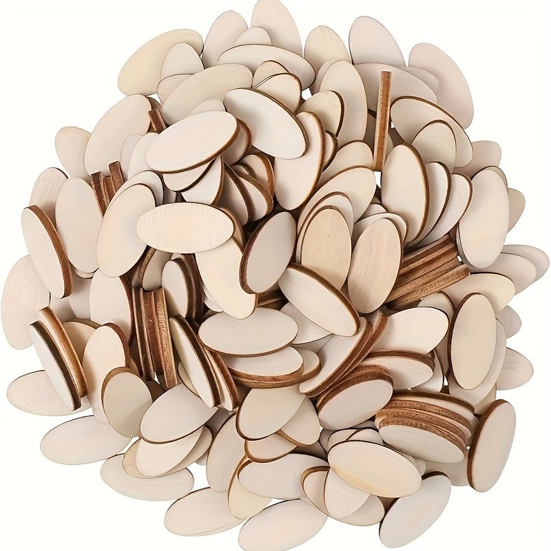 product-fancy-9503825e-eceb-4dc3-a376-b19d1567035f 200pcs Natural Wooden Oval Chips (3Yr+) - Image 1