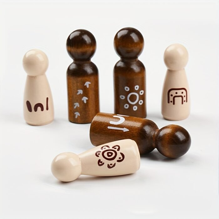 The Aboriginal Natural Wooden Peg Dolls - Image 3