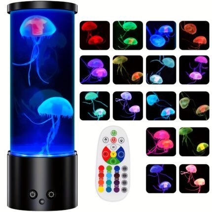 Jellyfish Lava Lamp with 17 Colour-Changing Modes