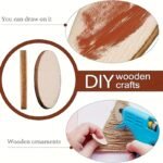 200pcs Natural Wooden Oval Chips (3Yr+) - Image 6