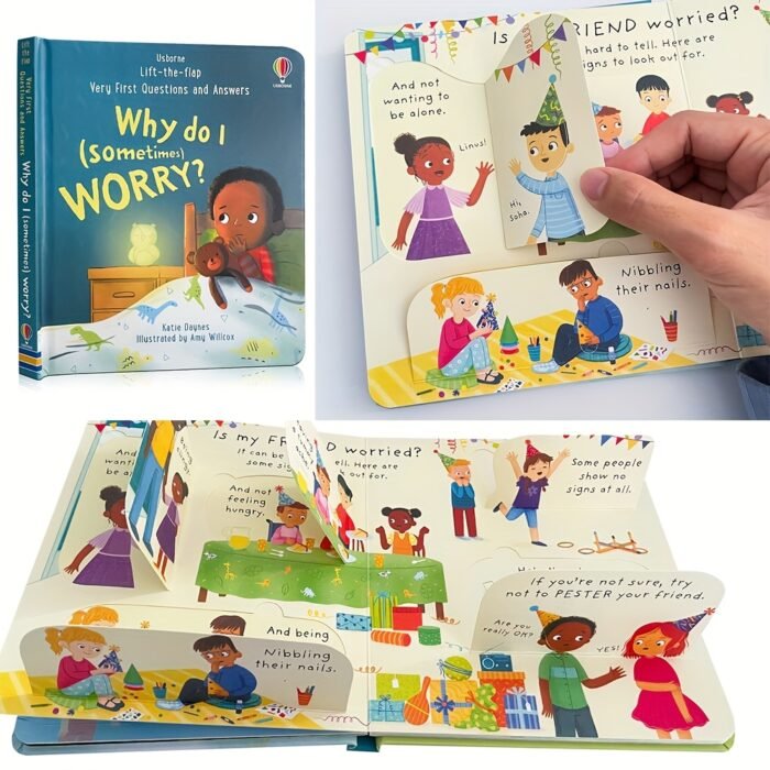 LACHILLY Interactive "Why Do I Feel Sad?" Lift-The-Flap Feelings Book - Image 6
