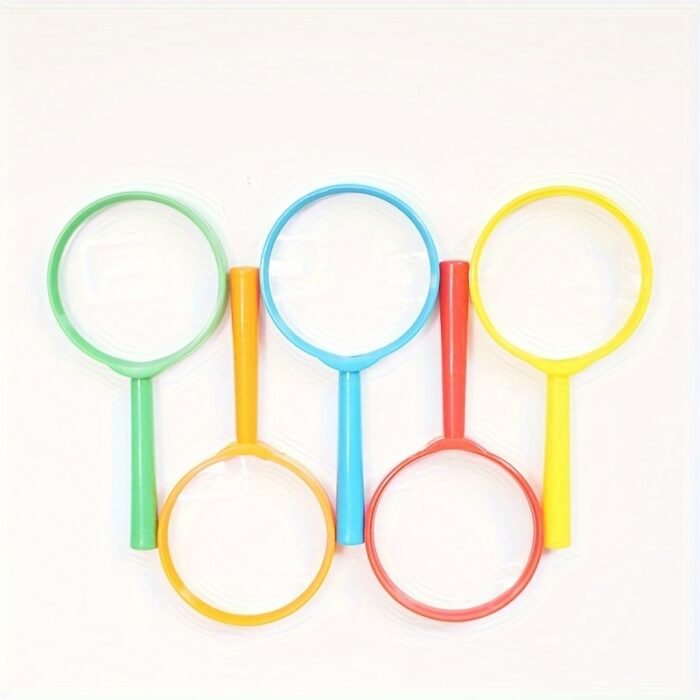 Colourful Plastic Magnifying Glasses (10 pcs) - Image 4