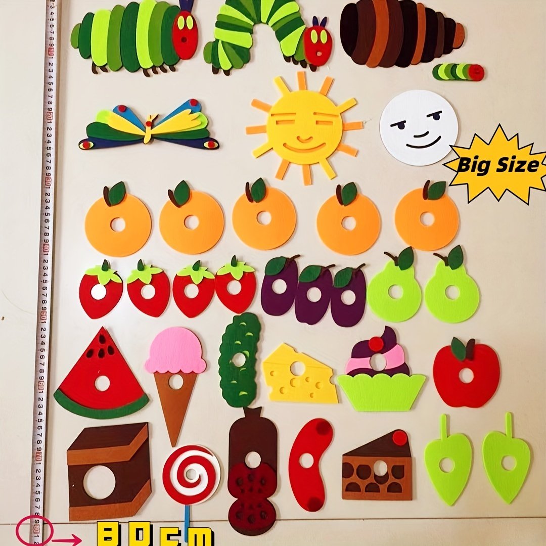 product-fancy-ade6fab2-c8fd-4778-b1df-8a74678bafe6 "The Very Hungry Caterpillar" Picture Book with Felt Storytelling Set - Image 13
