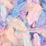 Mixed feather set of 50 with Neutral Colors - Image 8