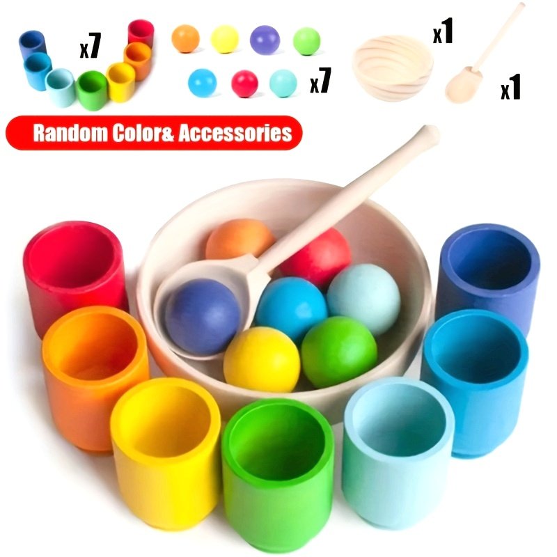 product-fancy-market-96e55c2e9650371ed388381c1f207ed7_oV7POsM9MmVAd Wooden Sorting Rainbow Ball set (3Yr+) - Image 1