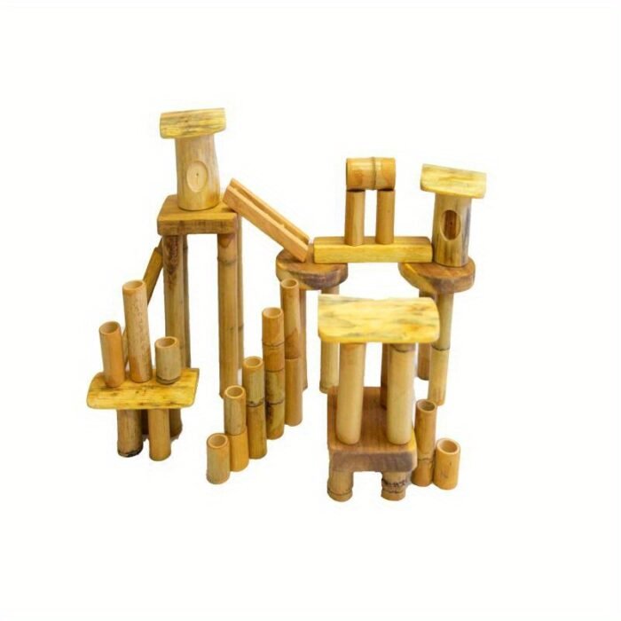 Bamboo Construction Set – Sustainable (50pcs) - Image 9