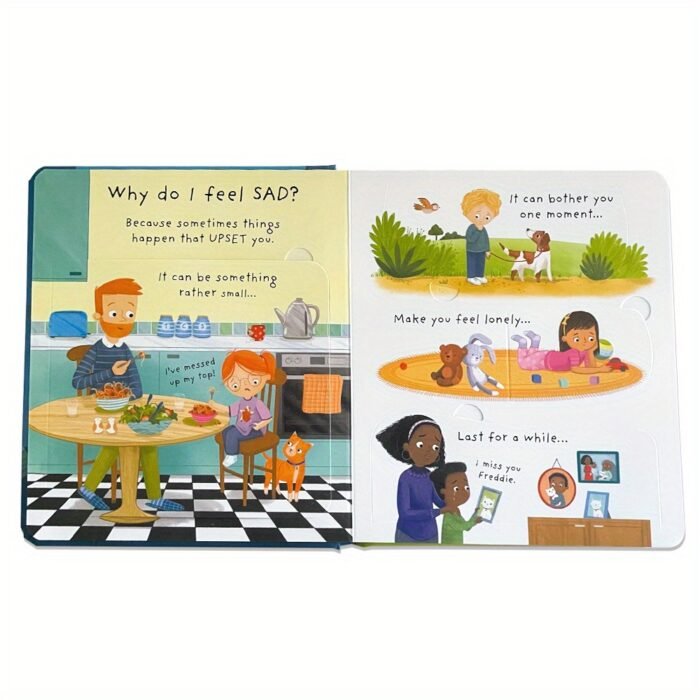 LACHILLY Interactive "Why Do I Feel Sad?" Lift-The-Flap Feelings Book - Image 10