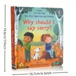 Lachilly'S Very First Questions and Answers Lift-the-Flap Book - Why Should I Say Sorry? - Social Emotional Learning for Youngsters 3+, Durable Cardboard, Engaging Conversation Starter for Conflict Resolution - Image 6