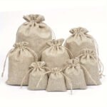100PCS Burlap Gift Bags - Image 2