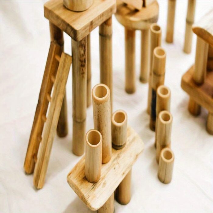 Bamboo Construction Set – Sustainable (50pcs) - Image 8
