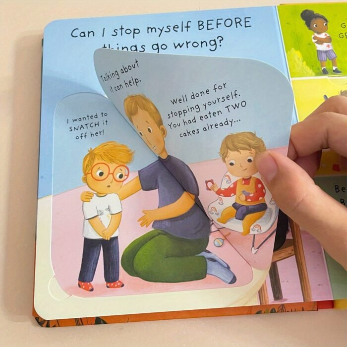 Lachilly'S Very First Questions and Answers Lift-the-Flap Book - Why Should I Say Sorry? - Social Emotional Learning for Youngsters 3+, Durable Cardboard, Engaging Conversation Starter for Conflict Resolution - Image 3