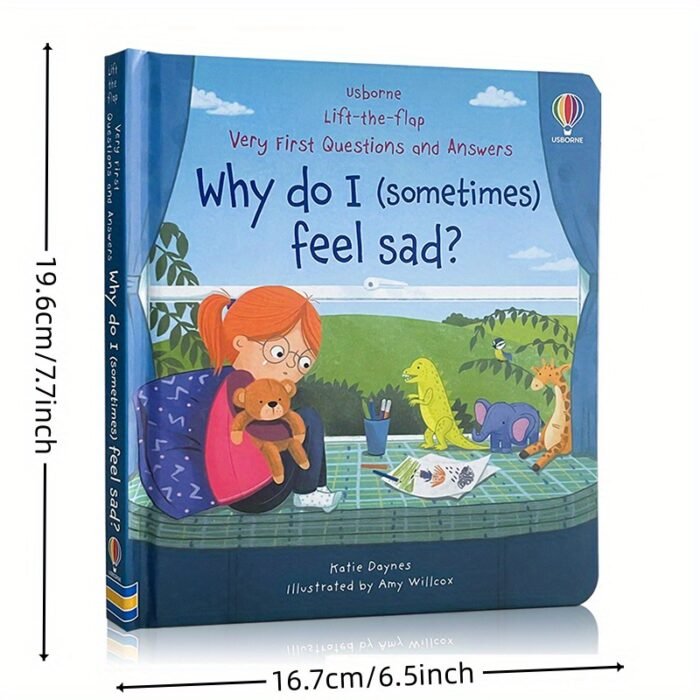 LACHILLY Interactive "Why Do I Feel Sad?" Lift-The-Flap Feelings Book - Image 3