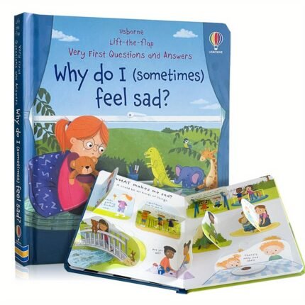LACHILLY Interactive "Why Do I Feel Sad?" Lift-The-Flap Feelings Book