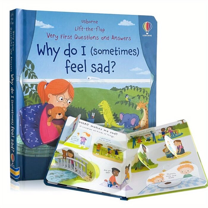 LACHILLY Interactive "Why Do I Feel Sad?" Lift-The-Flap Feelings Book - Image 1