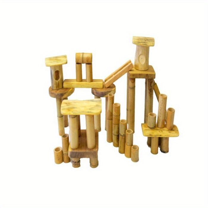 Bamboo Construction Set – Sustainable (50pcs) - Image 7